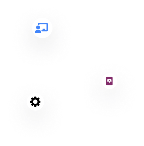 Multiple technology icons